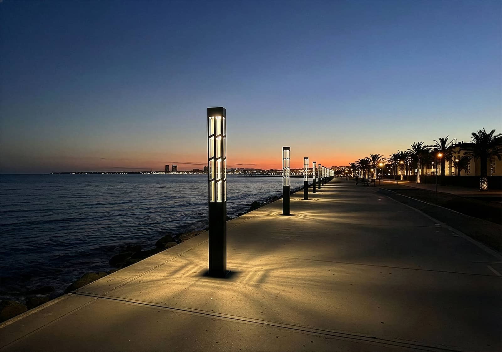 هيكل إضاءة حديث