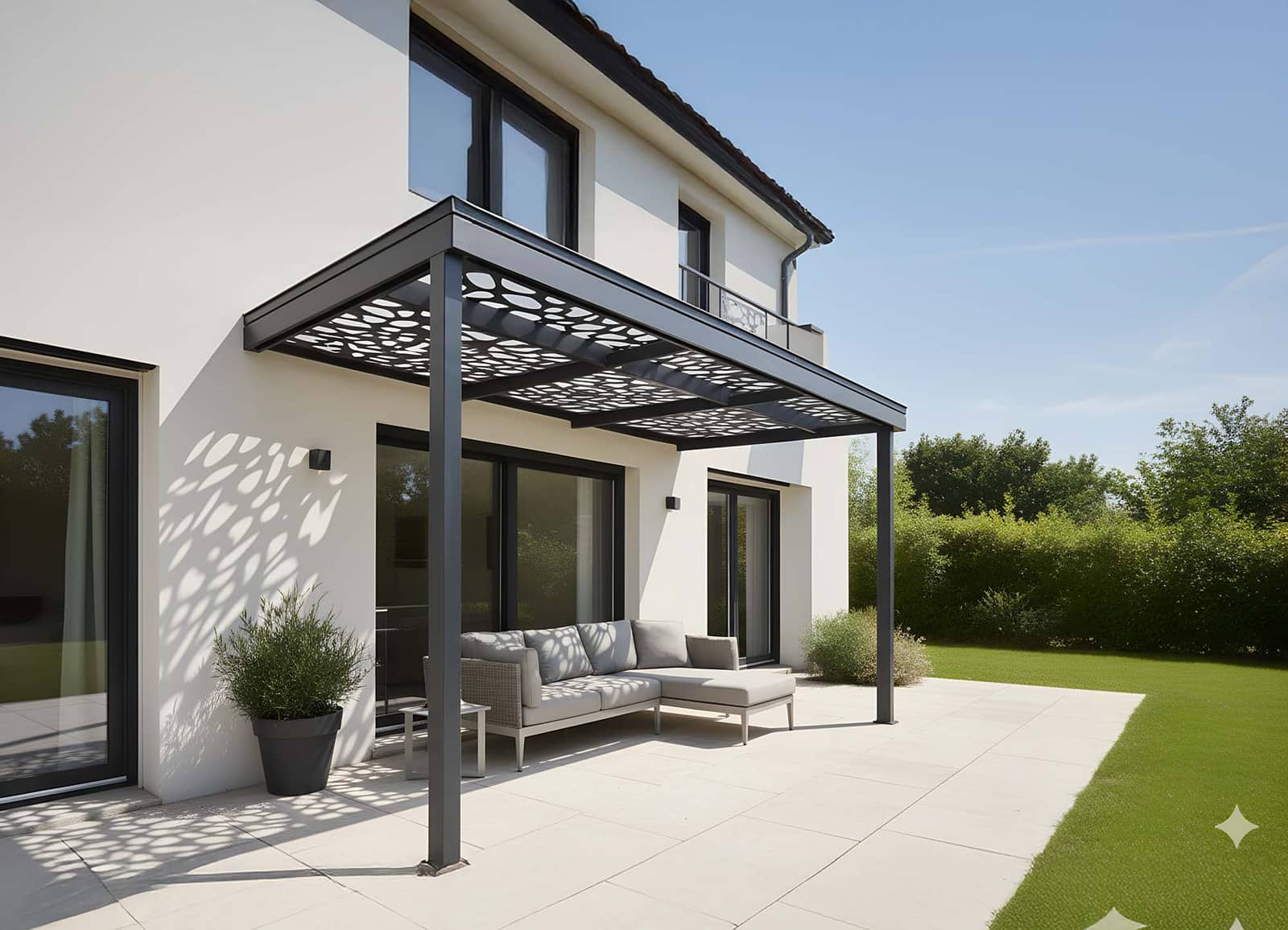 مظلة فناء سكني