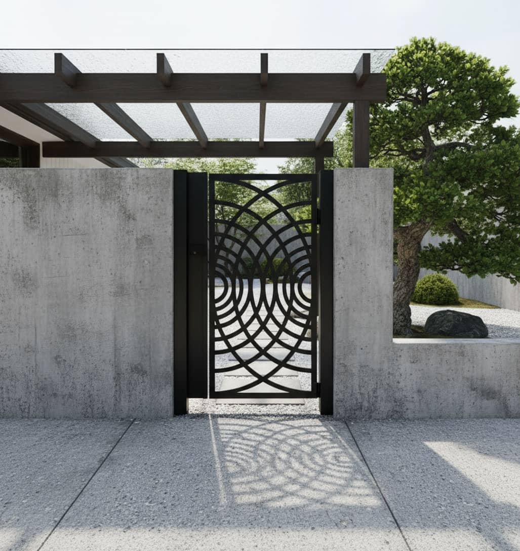 بوابة بزخارف دائرية