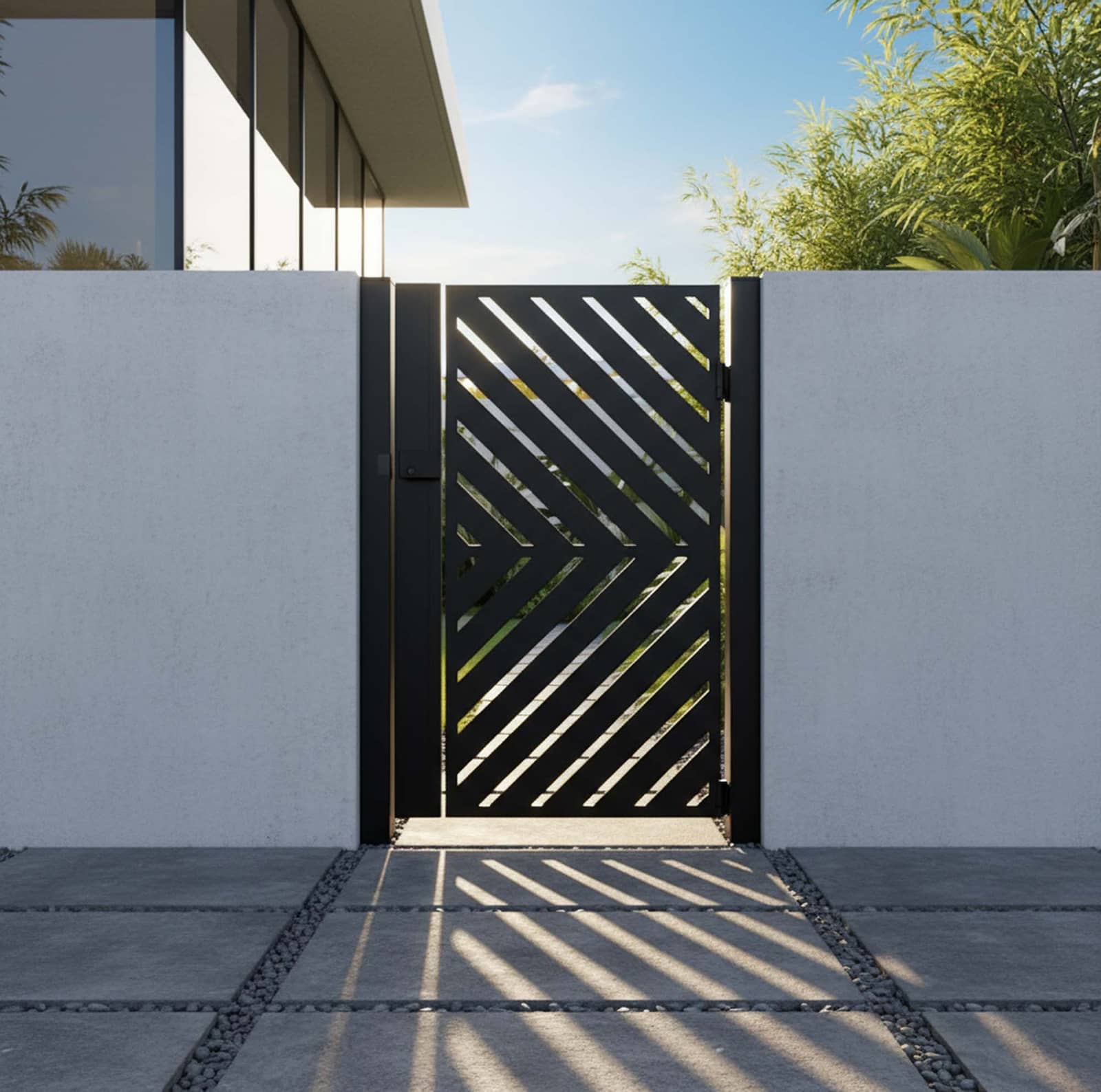 بوابة بخطوط قطرية