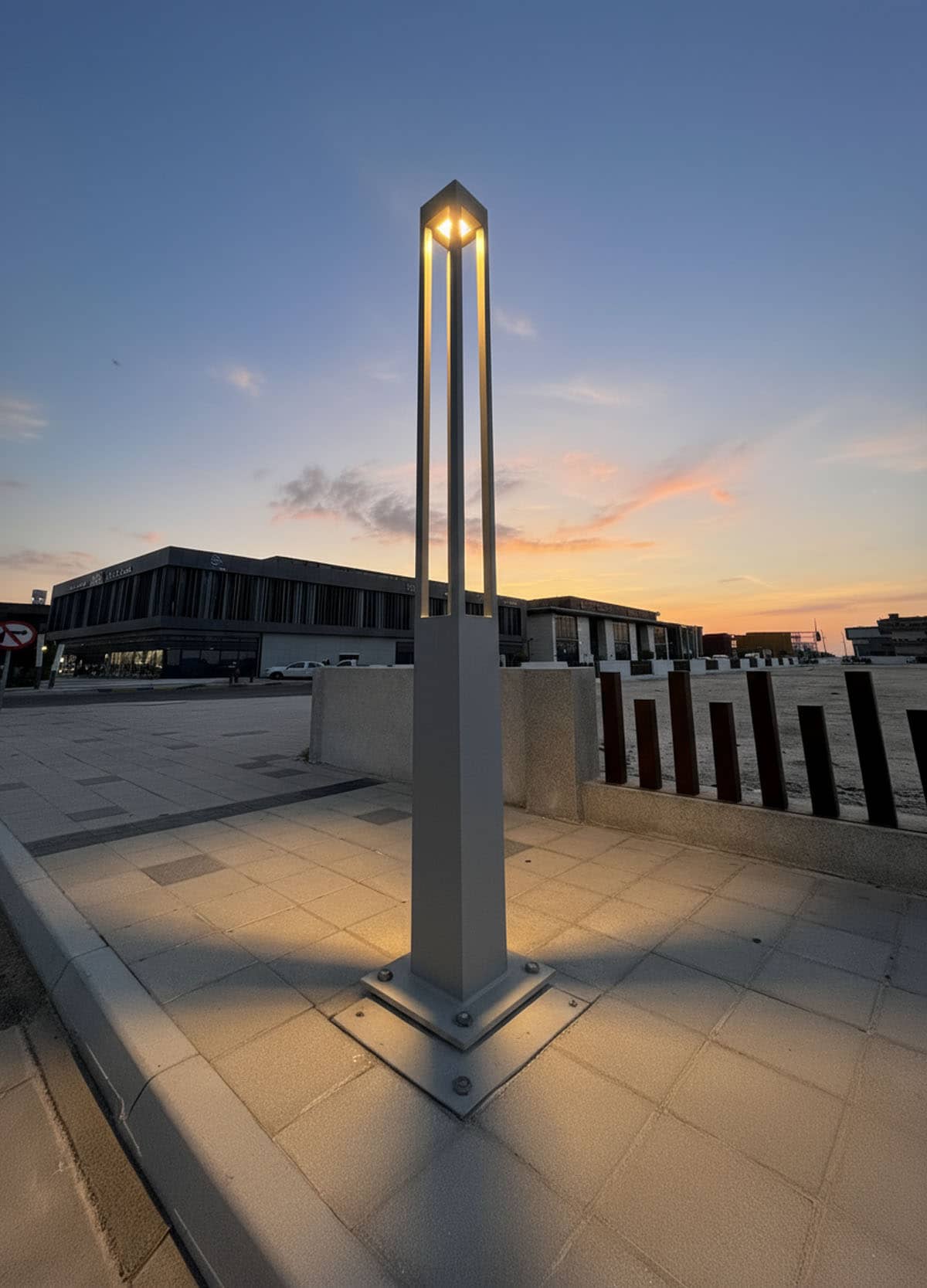 برج إضاءة هندسي