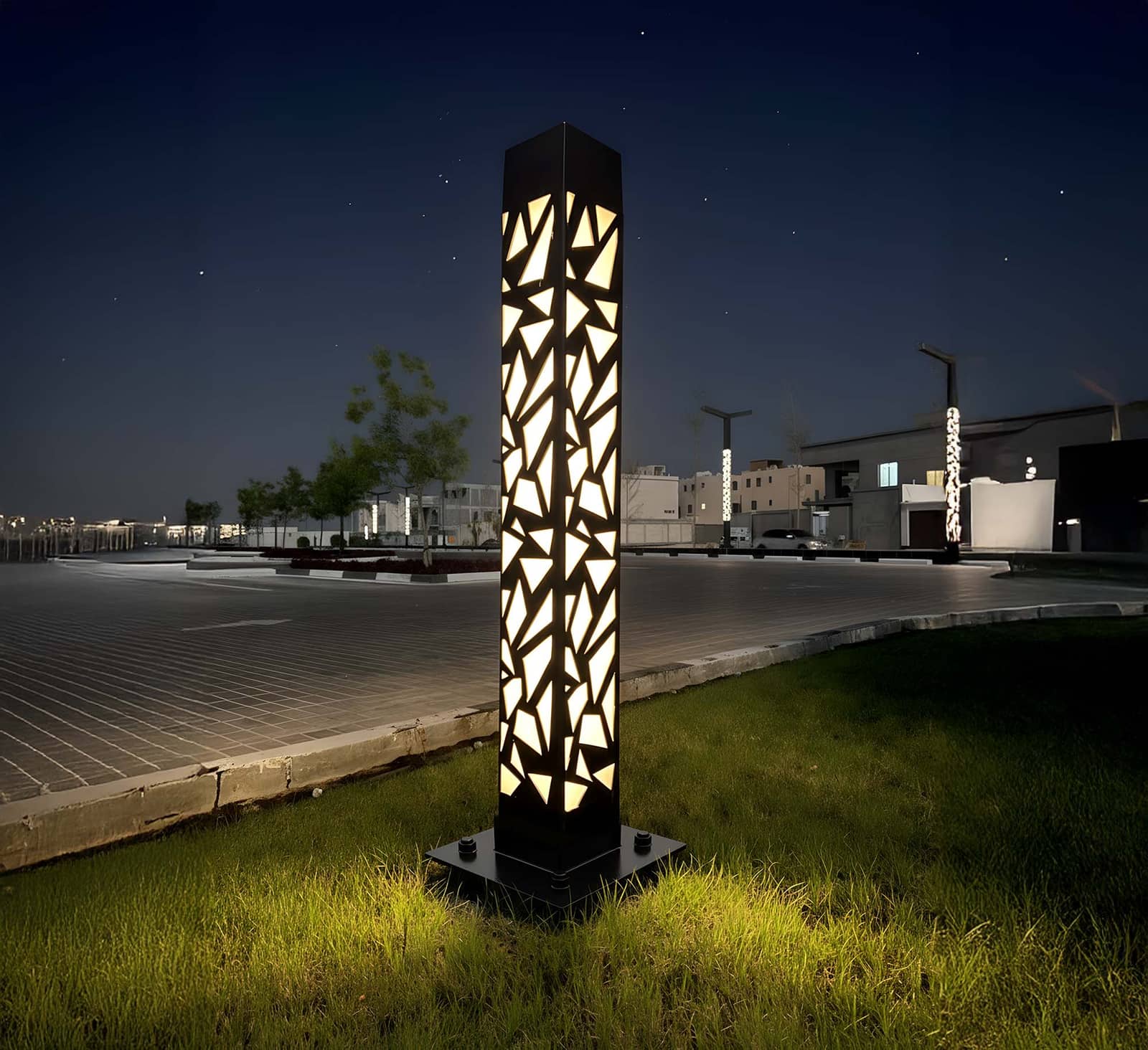 معلم إضاءة طويل