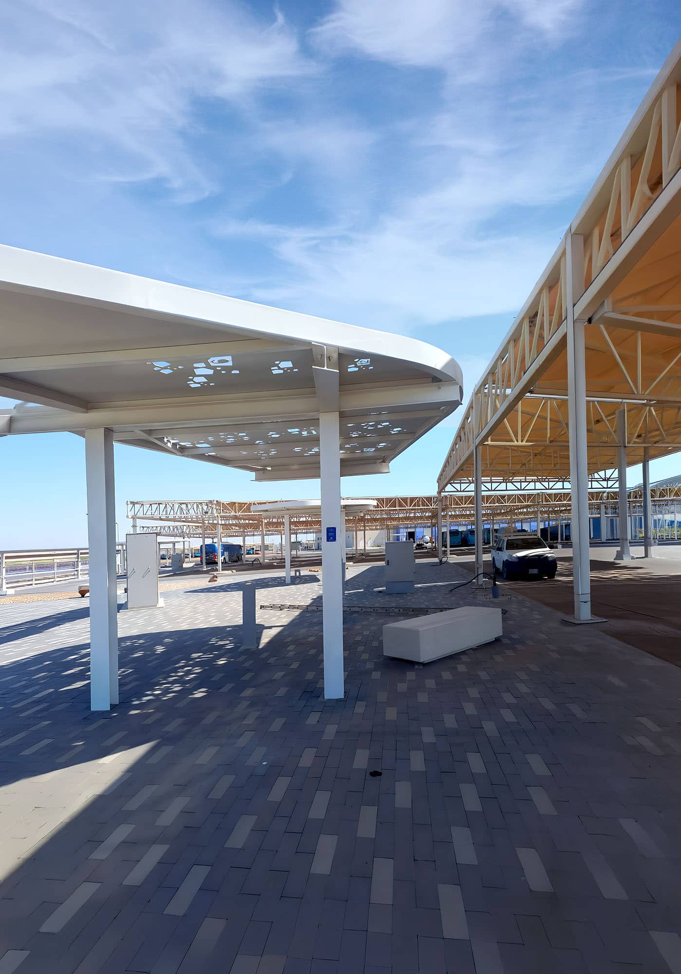 هيكل مظلة حديث