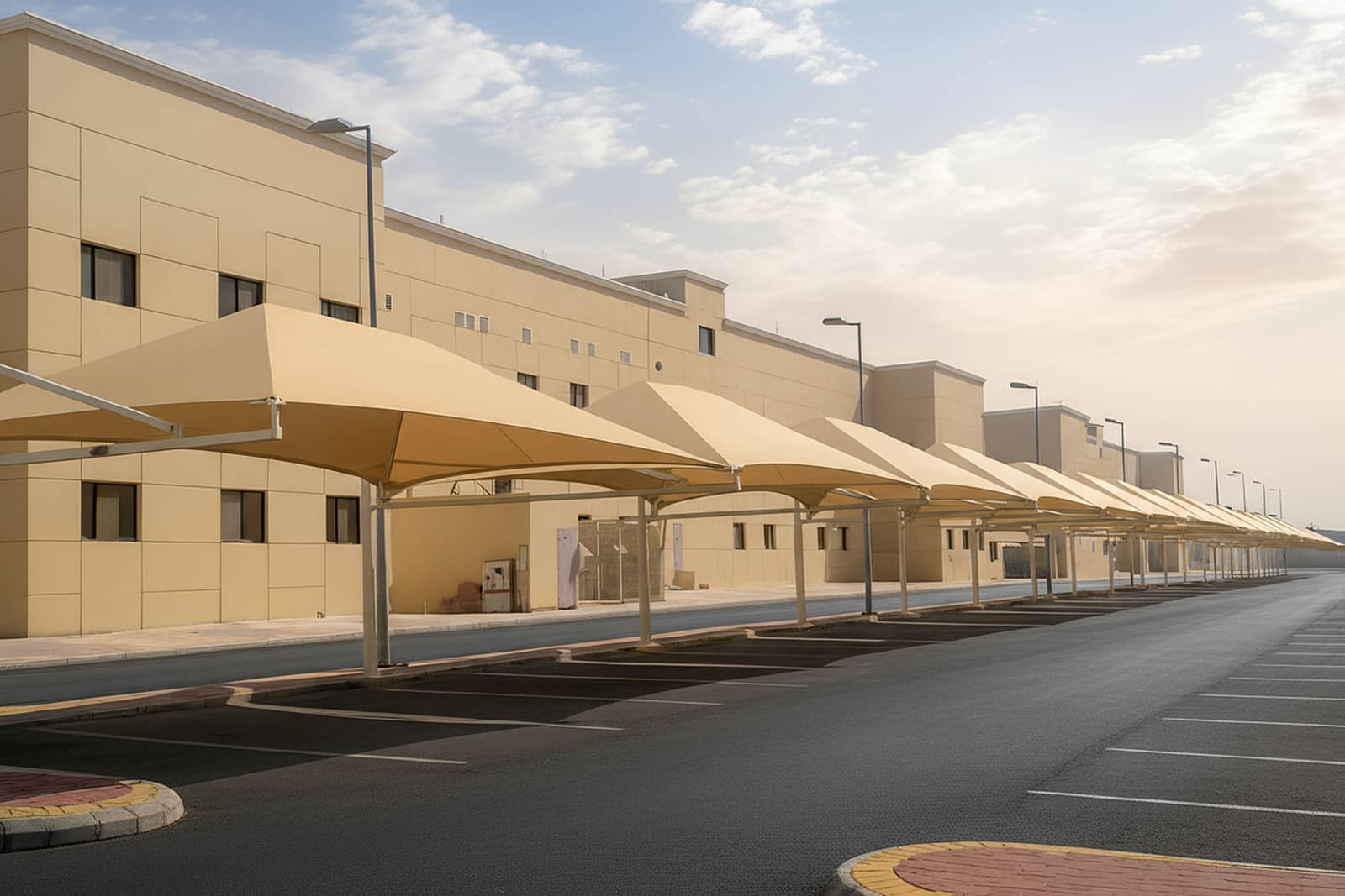 مظلات جامعة الإمام عبدالرحمن بن فيصل بالدمام