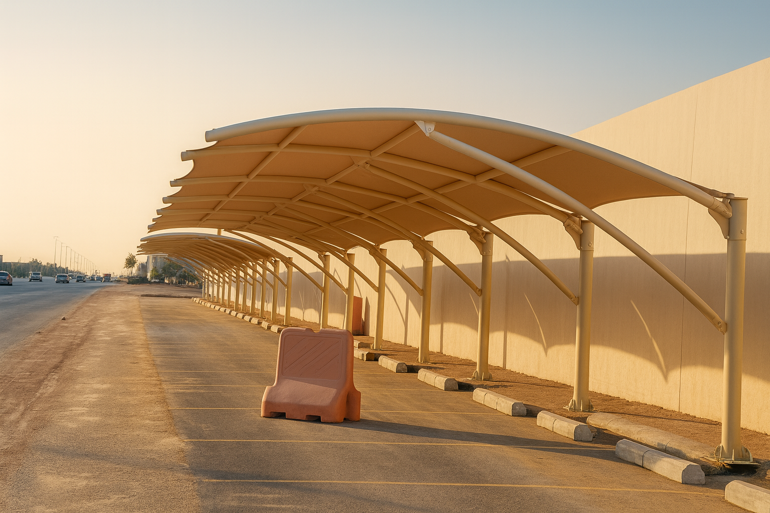 Fabric parking shade structures - Benefits of Choosing Professional Tensile Shade Solutions