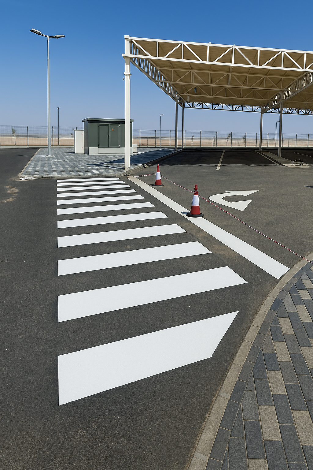 Warehouse floor marking - How should the floor be prepared